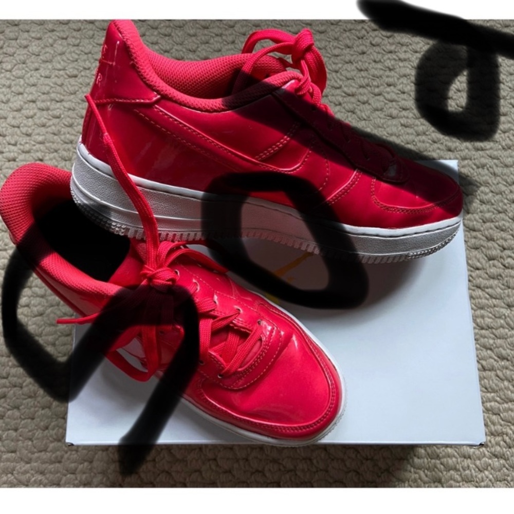 SOLD- Red Nike Air Force 1